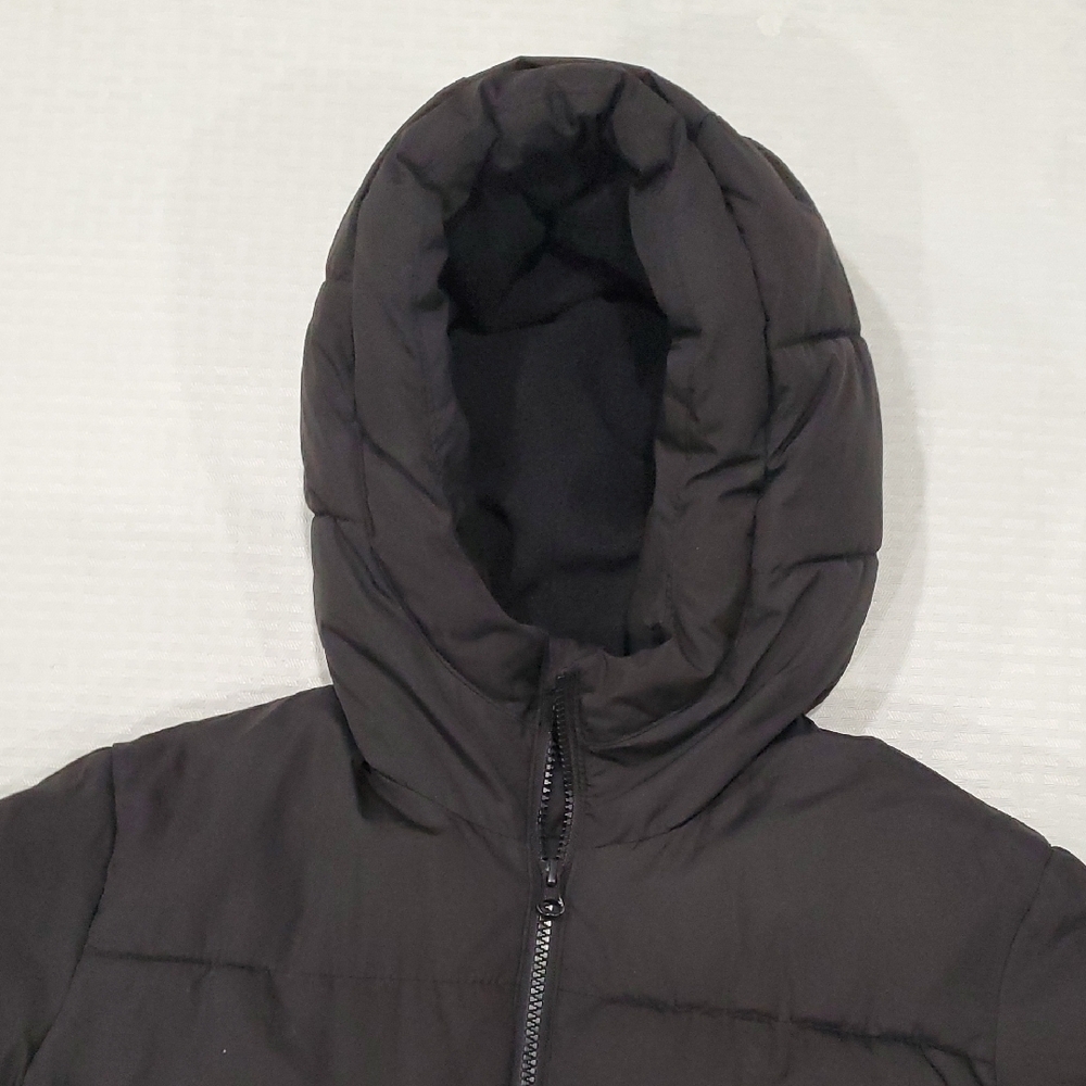 GAP Kids Black Hooded Puffer Jacket - Picture 12 of 15
